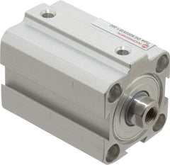 Norgren - 1" Stroke x 1" Bore Double Acting Air Cylinder - 10-32 Port, 1/4-28 Rod Thread, 145 Max psi, 23 to 176°F - Caliber Tooling