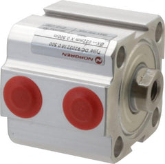 Norgren - 1/2" Stroke x 1-1/4" Bore Double Acting Air Cylinder - 1/8 Port, 5/16-24 Rod Thread, 145 Max psi, 23 to 176°F - Caliber Tooling