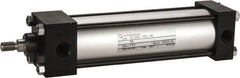 Norgren - 6" Stroke x 2" Bore Single Acting Air Cylinder - 3/8 Port, 7/16-20 Rod Thread, 250 Max psi, -20 to 200°F - Caliber Tooling