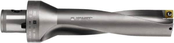 Komet - 3.307" Max Drill Depth, 2xD, 1-5/8" Diam, Indexable Insert Drill - 2 Inserts, ABS 50 Modular Connection Shank - Caliber Tooling