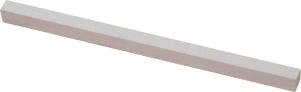 Norton - 900 Grit Aluminum Oxide Square Polishing Stone - Super Fine Grade, 1/4" Wide x 6" Long x 1/4" Thick - Caliber Tooling