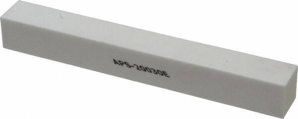 Norton - 100 Grit Aluminum Oxide Square Polishing Stone - Fine Grade, 1" Wide x 8" Long x 1" Thick - Caliber Tooling