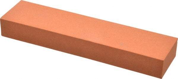 Norton - 150 Grit Aluminum Oxide Rectangular Polishing Stone - Very Fine Grade, 2" Wide x 8" Long x 1" Thick - Caliber Tooling