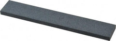 Made in USA - 120 Grit Aluminum Oxide Rectangular Polishing Stone - Fine Grade, 1" Wide x 6" Long x 1/4" Thick - Caliber Tooling