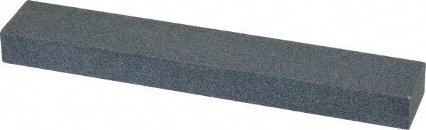 Made in USA - 120 Grit Aluminum Oxide Rectangular Polishing Stone - Fine Grade, 1" Wide x 6" Long x 1/2" Thick - Caliber Tooling