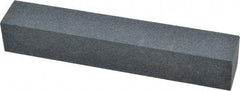 Made in USA - 120 Grit Aluminum Oxide Square Polishing Stone - Fine Grade, 1" Wide x 6" Long x 1" Thick - Caliber Tooling