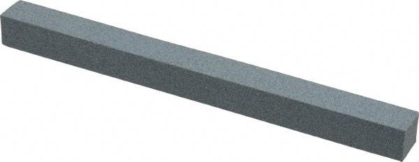 Made in USA - 180 Grit Aluminum Oxide Square Polishing Stone - Very Fine Grade, 1/2" Wide x 6" Long x 1/2" Thick - Caliber Tooling