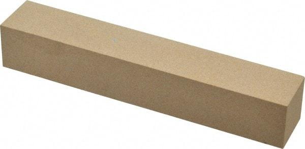 Made in USA - 400 Grit Aluminum Oxide Square Polishing Stone - Super Fine Grade, 1" Wide x 6" Long x 1" Thick - Caliber Tooling