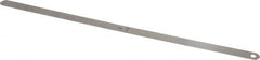 Starrett - 0.001 Inch Thick x 1/2 Inch Wide x 12 Inch Leaf Length, Parallel Feeler Gage - Tempered Steel - Caliber Tooling