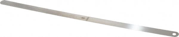 Starrett - 0.003 Inch Thick x 1/2 Inch Wide x 12 Inch Leaf Length, Parallel Feeler Gage - Tempered Steel - Caliber Tooling