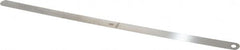 Starrett - 0.003 Inch Thick x 1/2 Inch Wide x 12 Inch Leaf Length, Parallel Feeler Gage - Tempered Steel - Caliber Tooling