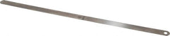 Starrett - 0.005 Inch Thick x 1/2 Inch Wide x 12 Inch Leaf Length, Parallel Feeler Gage - Tempered Steel - Caliber Tooling