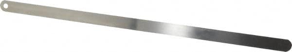 Starrett - 0.009 Inch Thick x 1/2 Inch Wide x 12 Inch Leaf Length, Parallel Feeler Gage - Tempered Steel - Caliber Tooling