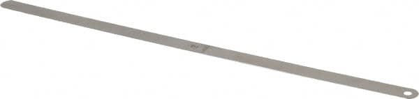 Starrett - 0.011 Inch Thick x 1/2 Inch Wide x 12 Inch Leaf Length, Parallel Feeler Gage - Tempered Steel - Caliber Tooling