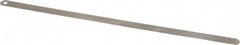 Starrett - 0.012 Inch Thick x 1/2 Inch Wide x 12 Inch Leaf Length, Parallel Feeler Gage - Tempered Steel - Caliber Tooling