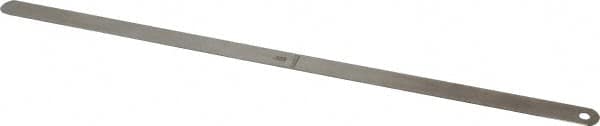 Starrett - 0.023 Inch Thick x 1/2 Inch Wide x 12 Inch Leaf Length, Parallel Feeler Gage - Tempered Steel - Caliber Tooling