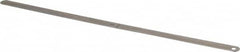 Starrett - 0.025 Inch Thick x 1/2 Inch Wide x 12 Inch Leaf Length, Parallel Feeler Gage - Tempered Steel - Caliber Tooling