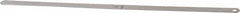 Starrett - 0.026 Inch Thick x 1/2 Inch Wide x 12 Inch Leaf Length, Parallel Feeler Gage - Tempered Steel - Caliber Tooling