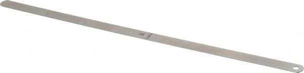 Starrett - 0.028 Inch Thick x 1/2 Inch Wide x 12 Inch Leaf Length, Parallel Feeler Gage - Tempered Steel - Caliber Tooling