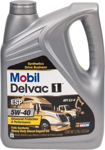 Mobil - 1 Gal Synthetic Engine Oil - Grade 5W-40 - Caliber Tooling