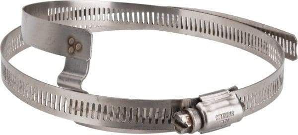 Hi-Tech Duravent - Stainless Steel Hose Clamp - 1/2" Wide x 0.02" Thick, 6-1/4" Hose, 5-1/4 to 6-5/8" Diam - Caliber Tooling