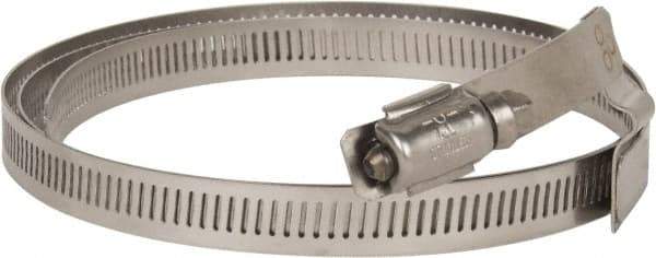 Hi-Tech Duravent - Stainless Steel Hose Clamp - 1/2" Wide x 0.02" Thick, 10" Hose, 9-1/4 to 10-5/8" Diam - Caliber Tooling