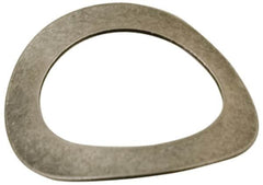 Made in USA - #0 Screw, 0.067" ID x 0.175" OD, Grade 300 Stainless Steel Single Wave Washer - 0.01" Thick, 0.04" Overall Height, 0.003" Deflection, 6.17 Lb at Deflection - Caliber Tooling