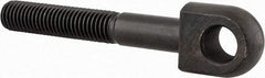 Gibraltar - 5/8-11, 2-1/2" Thread Length, 5/8" Hole Diam, Steel, Swing Bolt - Black Oxide Finish, Grade 1045, 3/4" Head Thickness, 4-3/4" Hole Center to End - Caliber Tooling