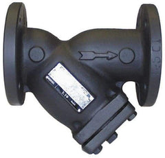 Legend Valve - 2-1/2" Pipe, Flanged Ends, Cast Iron Y-Strainer - 200 psi WOG Rating, 150 psi WSP Rating - Caliber Tooling