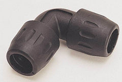 Transair - 7/8" ID, Air Hose 90° Union Elbow - 232 Max psi, 2-5/8" Long, Plastic - Caliber Tooling