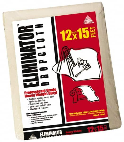 TRIMACO - Heavy Weight Butyl Drop Cloth - 15' x 12' - Caliber Tooling