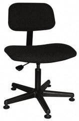 Bevco - Ergonomic Pneumatic Chair - Cloth Seat, Black - Caliber Tooling