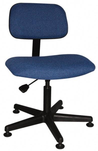 Bevco - Ergonomic Pneumatic Chair - Cloth Seat, Royal Blue - Caliber Tooling