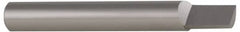 Accupro - 1/2" Shank Diam, 2" OAL, 1/2" Cut Diam, Square Engraving Cutter - 9/16" LOC, 0.5" Tip Diam, 1 Flute, Right Hand Cut, Micrograin Solid Carbide, Uncoated - Caliber Tooling