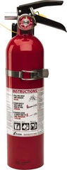 Kidde - 2.6 Lb, 1-A:10-B:C Rated, Dry Chemical Fire Extinguisher - 3-1/4" Diam x 15" High, 100 psi, 15' Discharge in 12 sec, Rechargeable, Seamless Aluminum Cylinder - Caliber Tooling