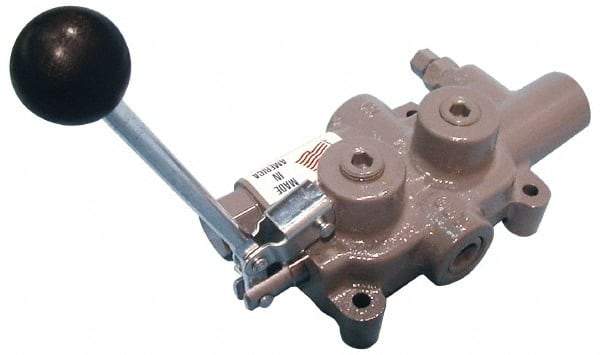 Prince - 25 GPM 3/4 Inlet Cast Iron Hydraulic Control Valve - 5-1/8" Wide x 12-1/2" Long - Caliber Tooling