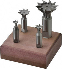 Value Collection - Dovetail Cutter Sets Included Angle: 45 Minimum Cutting Diameter (Inch): 3/8 - Caliber Tooling