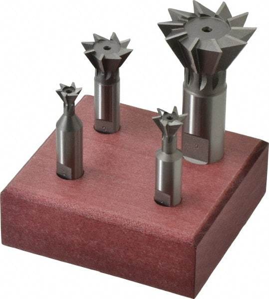 Value Collection - Dovetail Cutter Sets Included Angle: 60 Minimum Cutting Diameter (Inch): 3/8 - Caliber Tooling