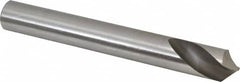 Interstate - 1" Body Diam, 90°, 8" OAL, High Speed Steel Spotting Drill - Caliber Tooling