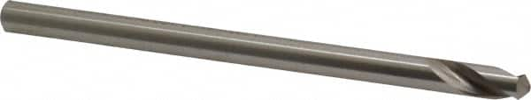 Interstate - 1/4" Body Diam, 120°, 4" OAL, High Speed Steel Spotting Drill - Caliber Tooling