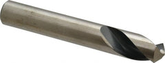 Interstate - 3/4" Body Diam, 120°, 5" OAL, High Speed Steel Spotting Drill - Caliber Tooling