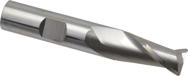 SGS - 1/2" Diam 2 Flute Solid Carbide 0.045" Corner Radius End Mill - Caliber Tooling