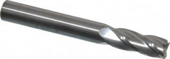 SGS - 5/16", 4 Flute, Single End, Solid Carbide, 0.02" Corner Radius End Mill - 2-1/2" OAL, 30° Helix, Right Hand Flute, 13/16" LOC, Right Hand Cut - Caliber Tooling