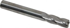 SGS - 5/16", 4 Flute, Single End, Solid Carbide, 0.045" Corner Radius End Mill - 2-1/2" OAL, 30° Helix, Right Hand Flute, 13/16" LOC, Right Hand Cut - Caliber Tooling