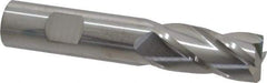 SGS - 3/4", 4 Flute, Single End, Solid Carbide, 0.06" Corner Radius End Mill - 4" OAL, 30° Helix, Right Hand Flute, 1-1/2" LOC, Right Hand Cut - Caliber Tooling