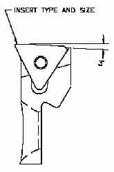 Parlec - Series 2, Right Hand Cut, Boring Cartridge - TCMT11 Insert, 0° Lead Angle - Caliber Tooling