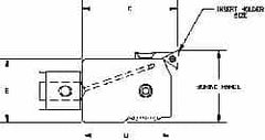 Parlec - 3.35" Body Diam, Manual Single Cutter Boring Head - 151.13mm to 210.06mm Bore Diam - Exact Industrial Supply