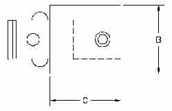 Parlec - PC6 Inside, PC6 Outside Modular Connection, Boring Head Shank Extension - 2.36 Inch Projection, 2.52 Inch Nose Diameter - Exact Industrial Supply