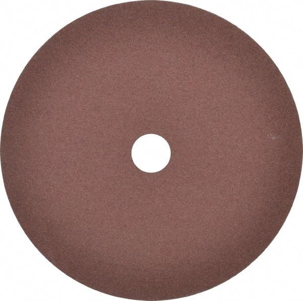 3M - 7" Diam 7/8" Hole 60 Grit Fiber Disc - Medium Grade, Aluminum Oxide, 8,600 Max RPM, Series 381C - Caliber Tooling