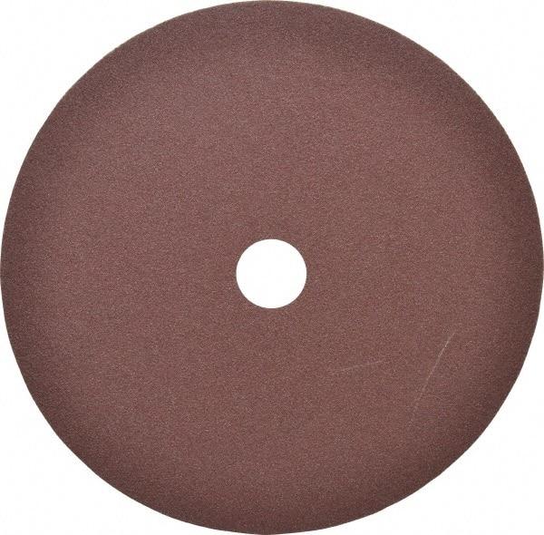 3M - 7" Diam 7/8" Hole 80 Grit Fiber Disc - Medium Grade, Aluminum Oxide, Series 381C - Caliber Tooling